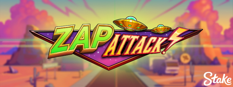 Stake é invadida por alienígenas da sorte no Zap Attack | Roleta Grátis